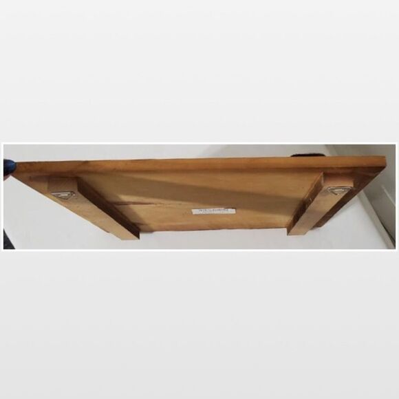 New Distressed Silver Metal Weathervane Rooster On Wood Square Home Décor - Picture 9 of 10